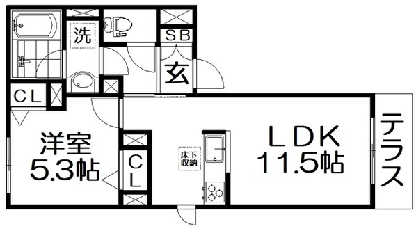 Maison de luxeの物件間取画像